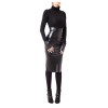 Women Gothic Skirt Ladies Leather Skirt Black Party Sexy PVC Dress Skirt Bdsm Fetish 